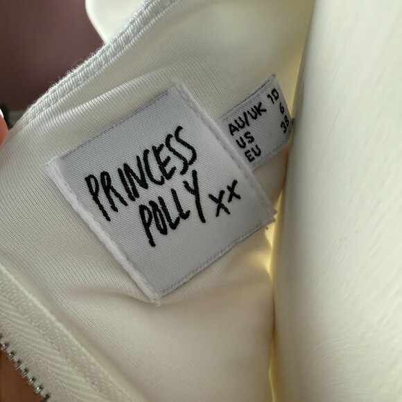 Princess Polly White Ribbed Corset Crop Top - Picture 6 of 6